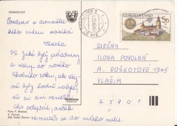Domažlice 1988 95 001 ●